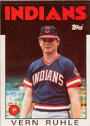1986 Topps Baseball Cards      768     Vern Ruhle